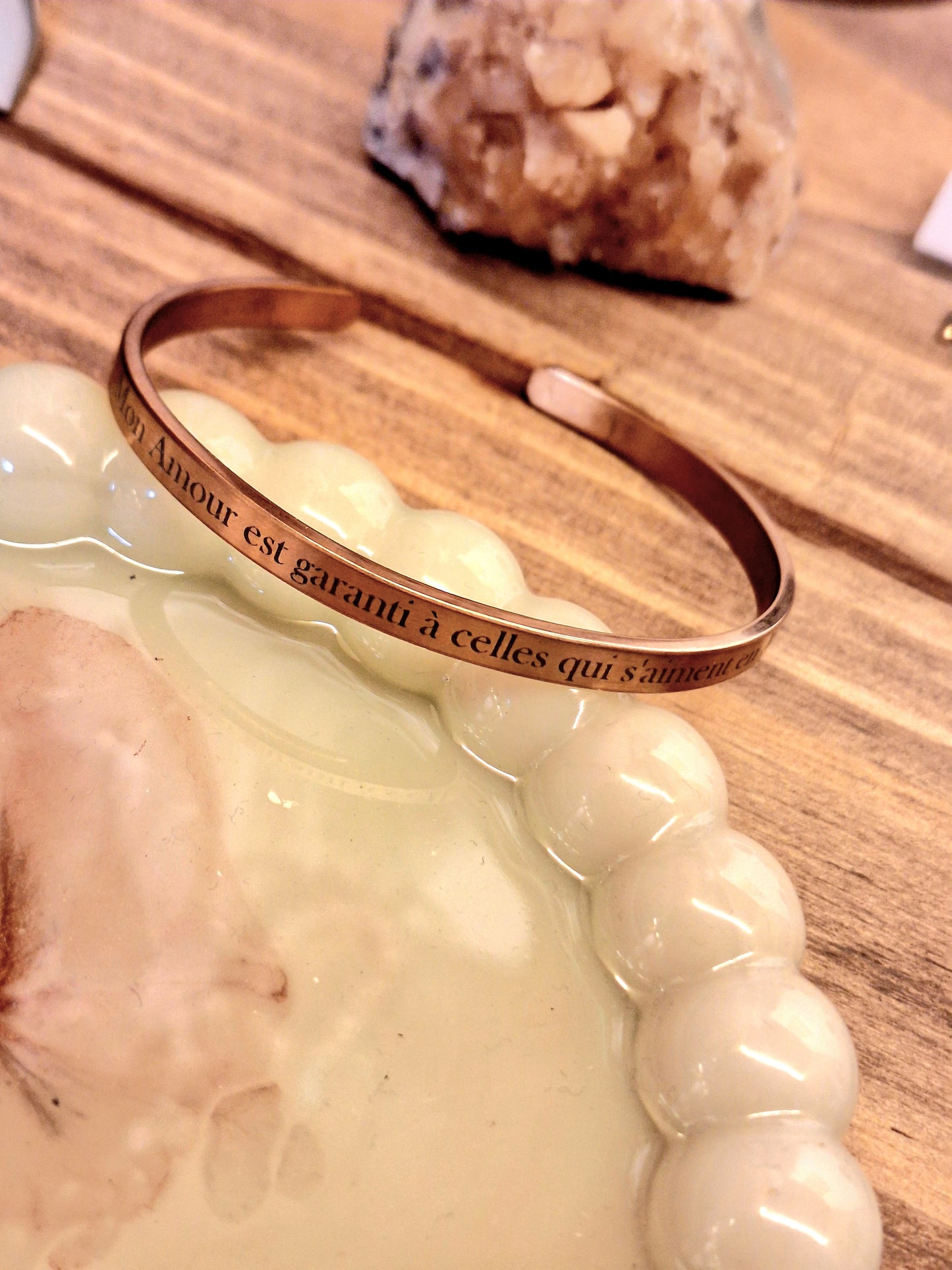 Bracelet joncs à graver