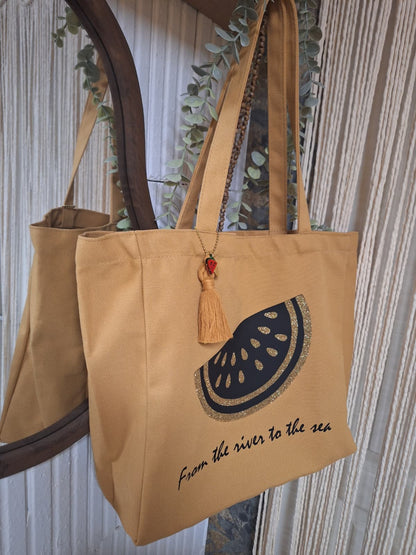 Totebag Moon & Watermelon