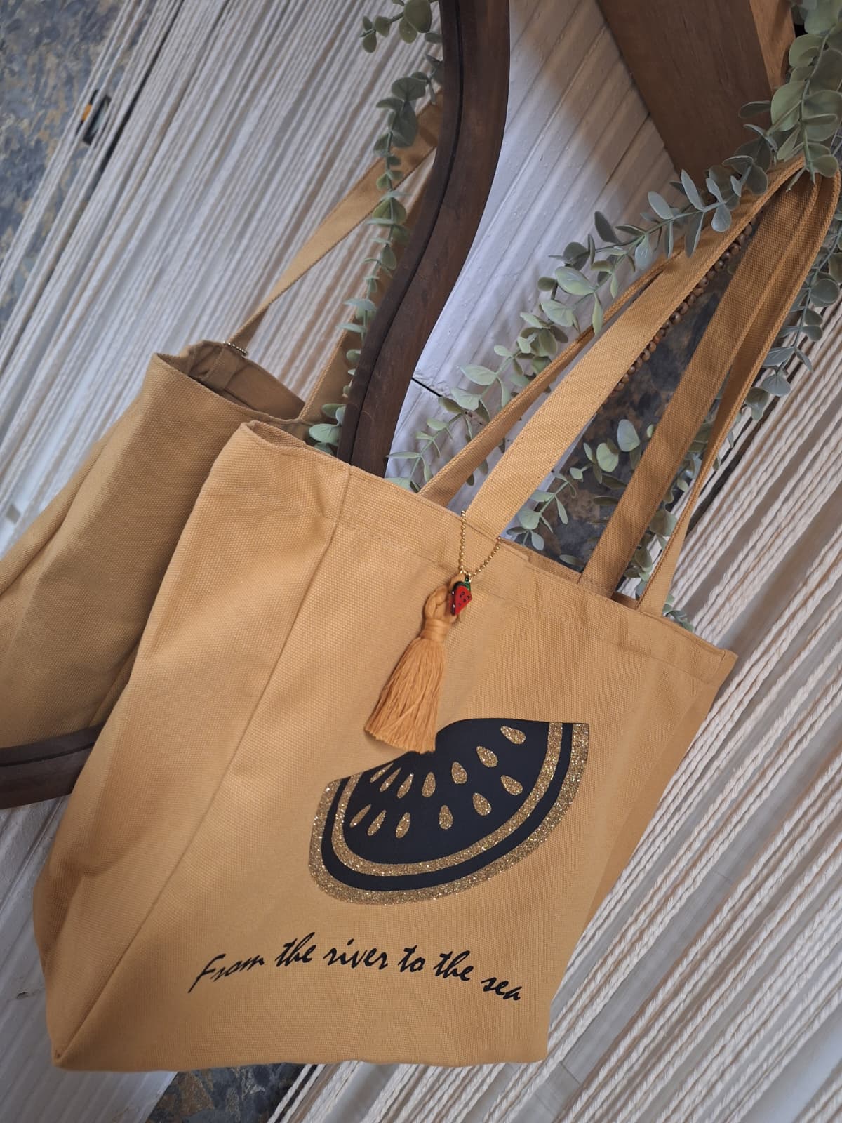 Totebag Moon & Watermelon