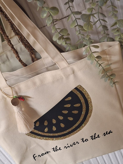 Totebag Moon & Watermelon