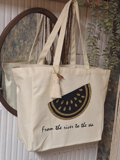 Totebag Moon & Watermelon