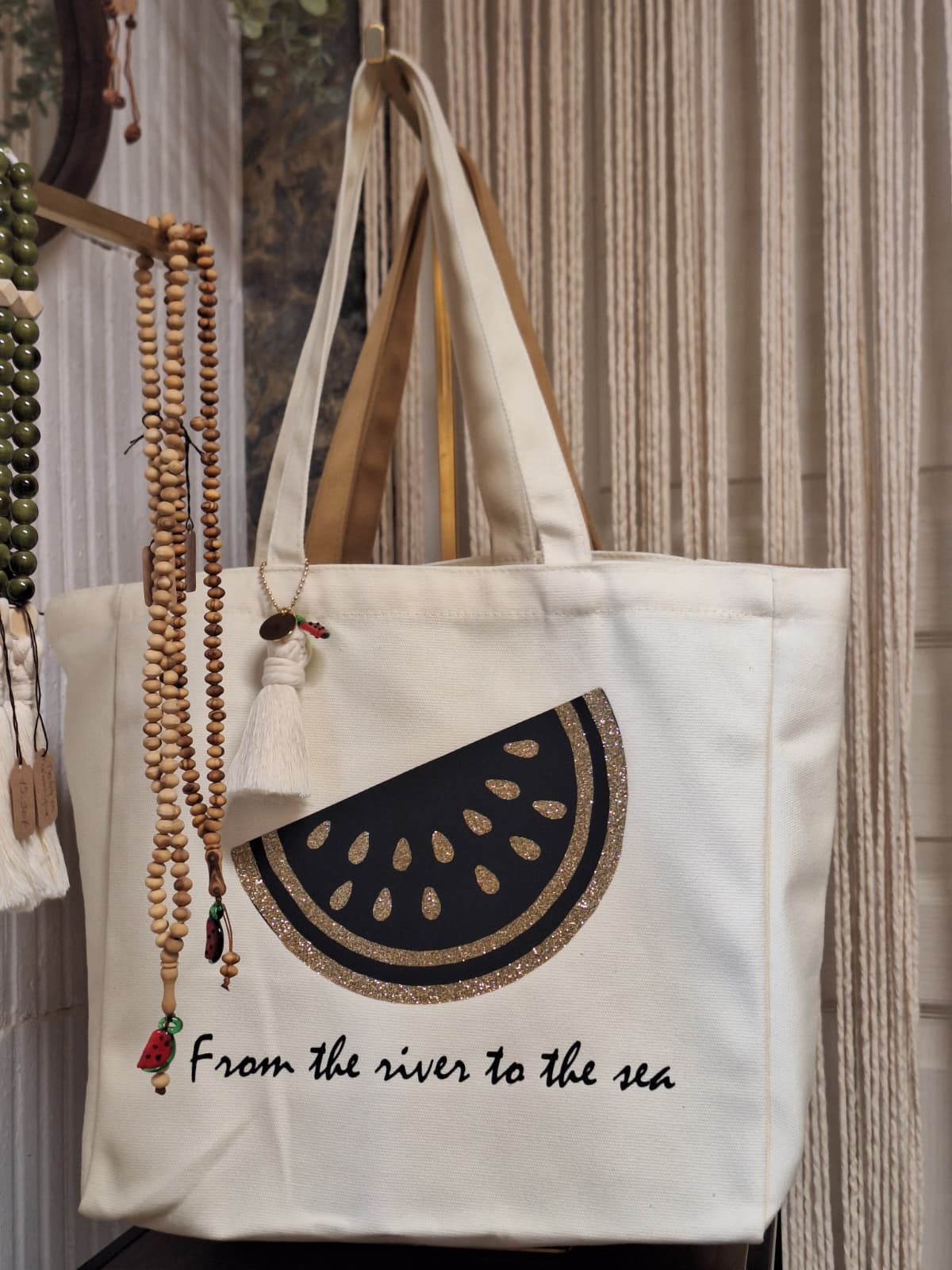 Totebag Moon & Watermelon