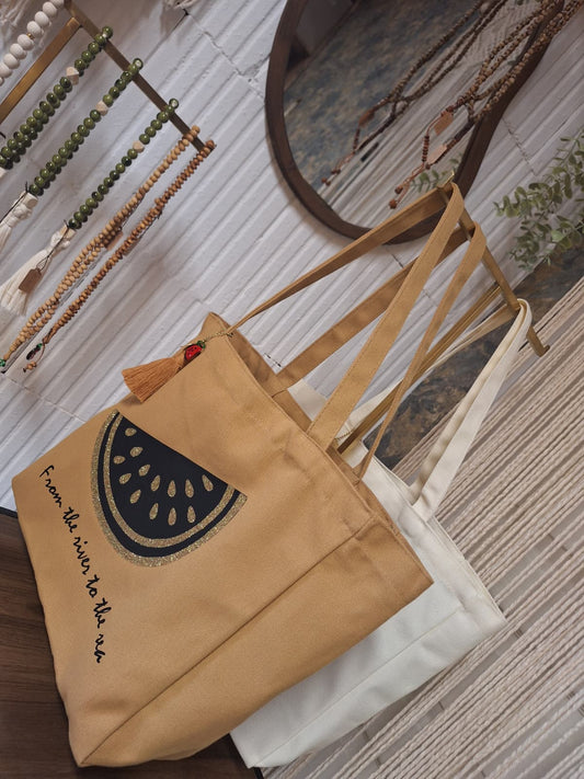 Totebag Moon & Watermelon