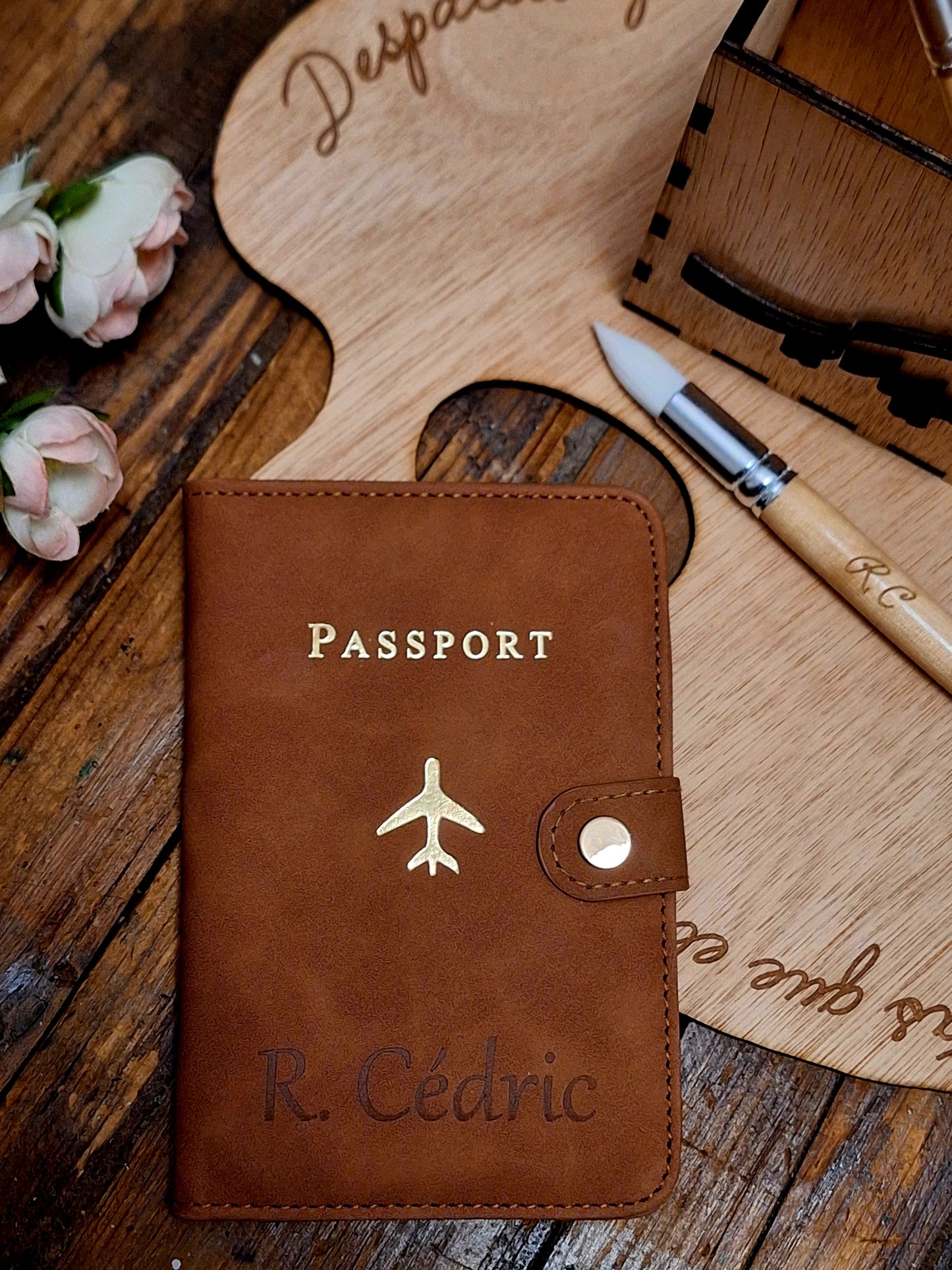 Protège passeport personnalisé