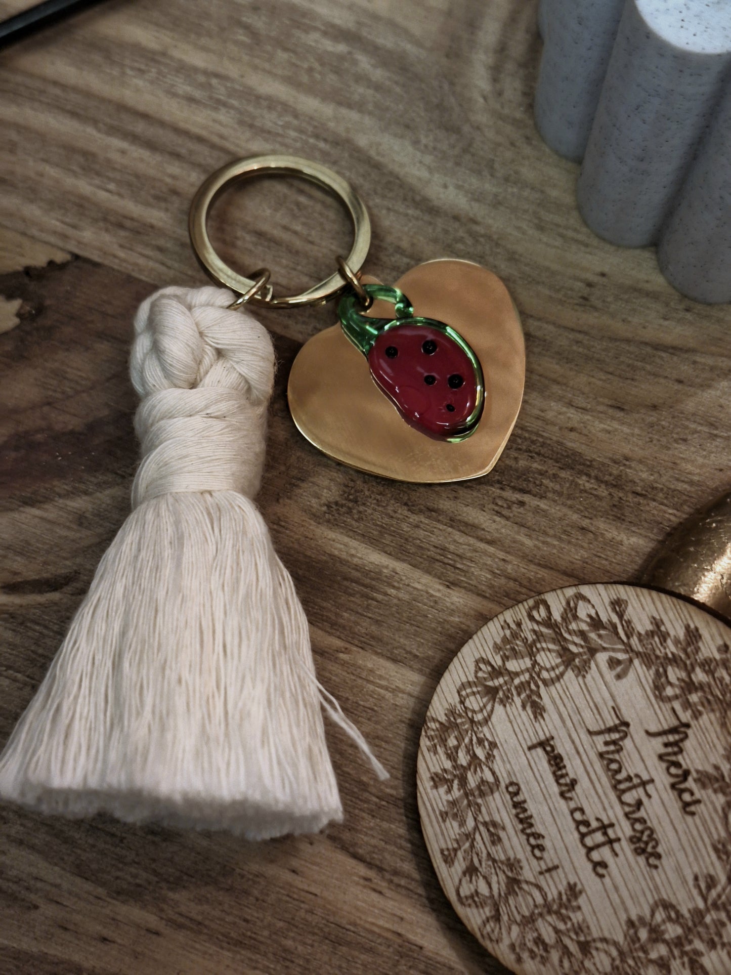 Porte-clé coeur ♡