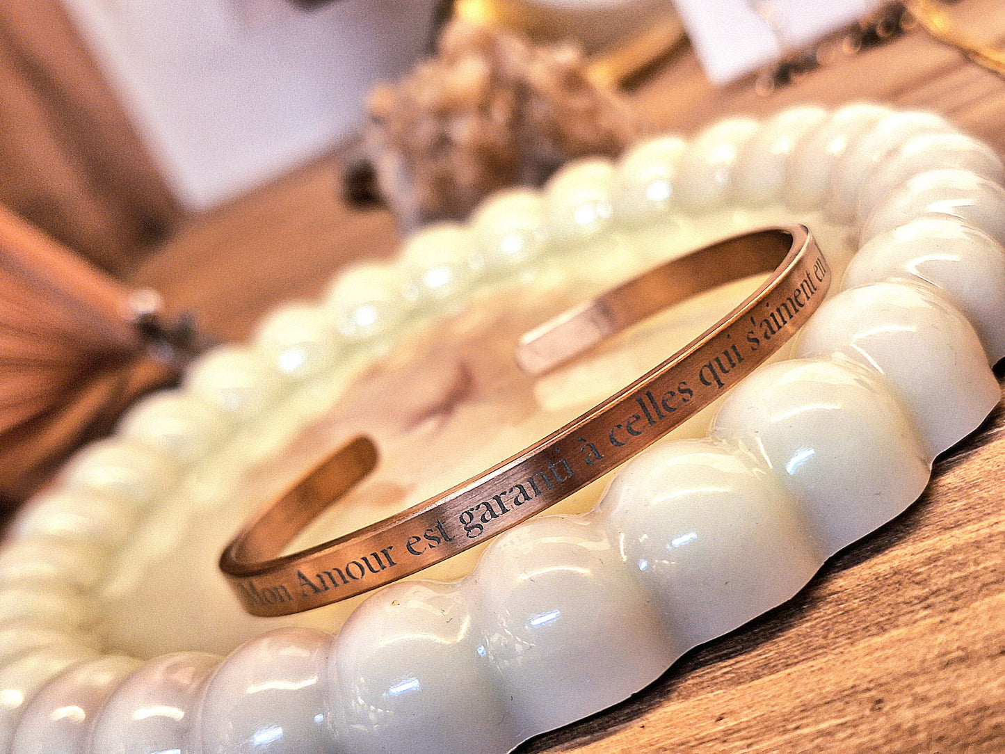 Bracelet joncs à graver