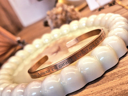 Bracelet joncs à graver