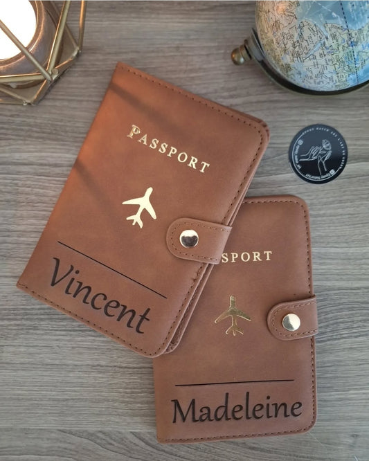 Protège passeport personnalisé