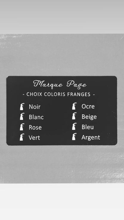 Marque-page en bois à personnaliser